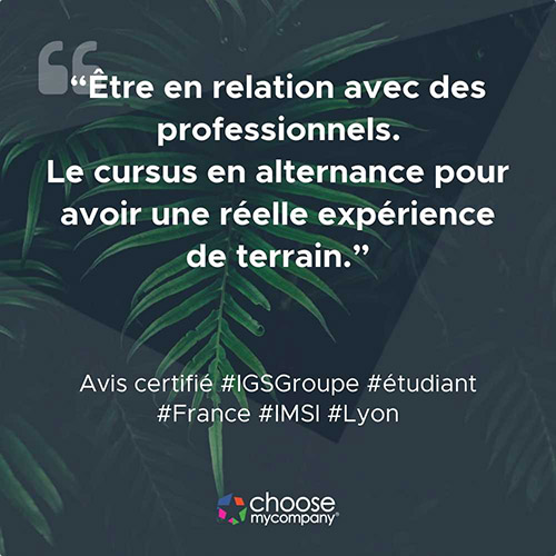 L'IMSI classée au classement Happy at School