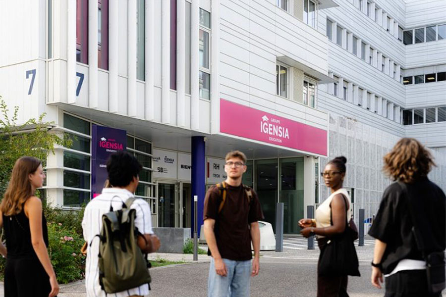 Entrée campus IMSI Lyon